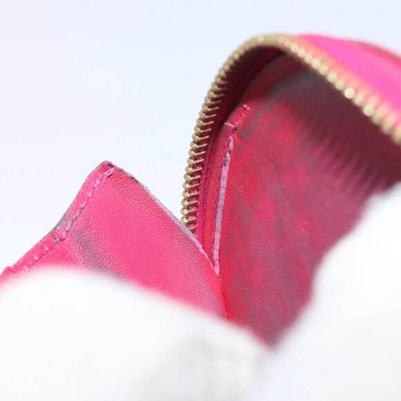 LOUIS VUITTON Vernis Rose Porte Monnaie Chapeau Coin Purse - Picture 12 of 16